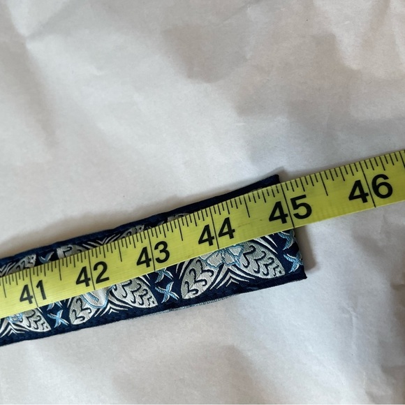 Punch USA Blue Hawaiian Theme Belt D Ring Ribbon Y2K Preppy Golf Blue One Size - Picture 10 of 11